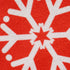 Stuffed Christmas Snowflake Printed Pillow - Uncommongifts.in